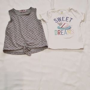 Two cute girl's tops Sz 3T